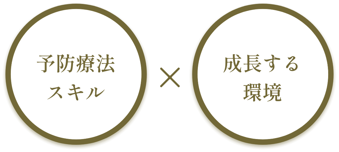 予防療法スキル✖︎成長する環境